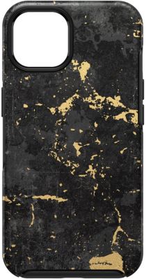 OTTERBOX  pour Apple iPhone 13, coque antichoc &eacute;l&eacute;gante, S&eacute;rie Symmetry, Enigma - Noir/Or