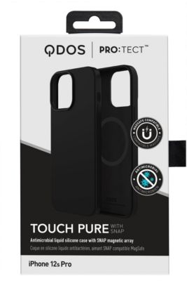 QDOS  Touch Pure coque de protection pour t&eacute;l&eacute;phones portables 17 cm (6.7 ) Housse Noir - Neuf