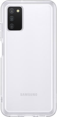 SAMSUNG  Coque Silicone Clear Galaxy A03s - Transparent