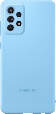SAMSUNG Coque smartphone Coque Silicone Galaxy A72 Bleu EF-PA725TL