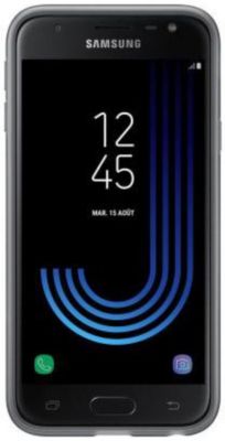 SAMSUNG  Coque souple J3 2017 - Noir
