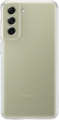 SAMSUNG  Coque Silicone Clear Galaxy S21 FE - Transparent