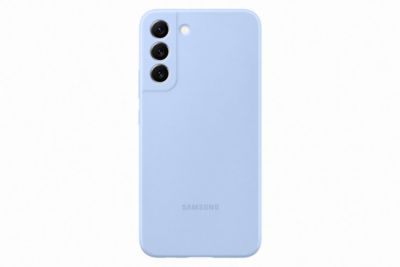 SAMSUNG Coque  S22+ Silicone bleu 