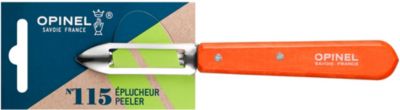 OPINEL Eplucheur N&deg;115 lame inox 6 cm coloris mandarine 