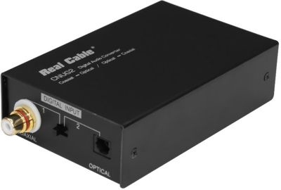 REAL CABLE Dac  num&eacute;rique optique coaxial