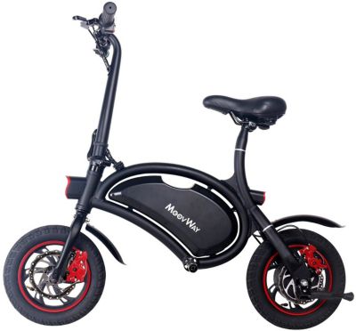 MOOVWAY Draisienne &eacute;lectrique E-MOOV B3 Noir 