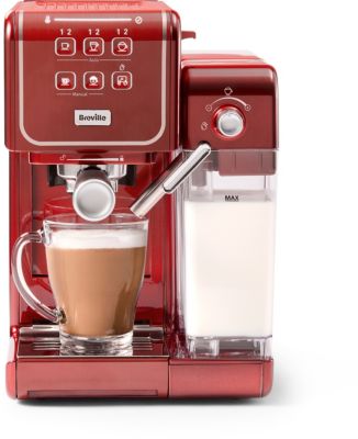 BREVILLE Machine &agrave; expresso  Prima Latte III VCF147X Rouge