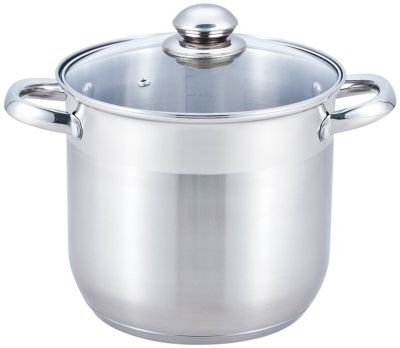 ESSENTIEL B Faitout ESSENTIELB Vapeur Inox diam 20 cm + couvercle verre