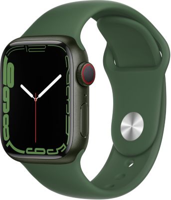 Montre connect&eacute;e APPLE WATCH S7 ALU 41 GREEN CELL SPORT