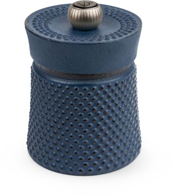 PEUGEOT  Saveurs - Moulin &agrave; poivre manuel en fonte bleu 8 cm - 3 '