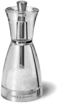 COLE & MASON Moulin &agrave; sel acrylique pina -  - - acrylique x125mm