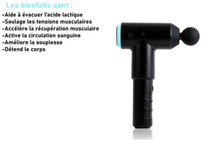 HOMEDICS Pistolet de massage  par percussion PMG-200 