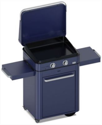 ENO  Combo plancha gaz 2 feux + chariot Bleu Navy Sign 65 - 57028358