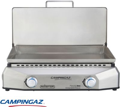 CAMPINGAZ  - PLANCHA GAZ Master EX Inox - 2 br&ucirc;leurs en inox 