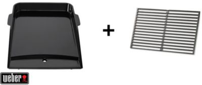 WEBER  Plancha Genesis + 1/2 grille Genesis