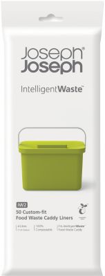 JOSEPH JOSEPH Set de 50 sacs poubelle d&eacute;chets alimentaires  Totem 4 L