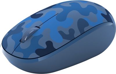 MICROSOFT Souris sans fil  Camouflage Bleu Nuit 