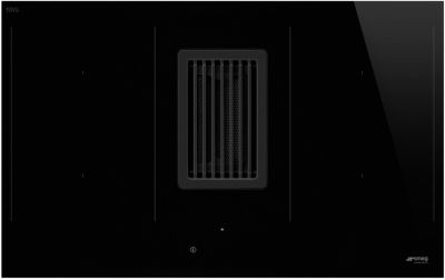 SMEG Table induction aspirante  HOBD482D Noir 