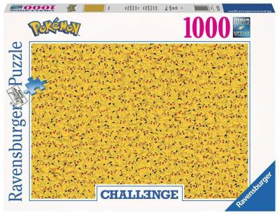 RAVENSBURGER  Pok&eacute;mon Challenge puzzle Pikachu (1000 pi&egrave;ces)- - Puzzle