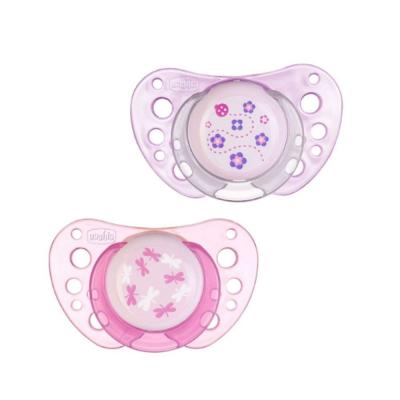 CHICCO Sucette Physio Air Silicone 0-6m Rose 2unid 2unid