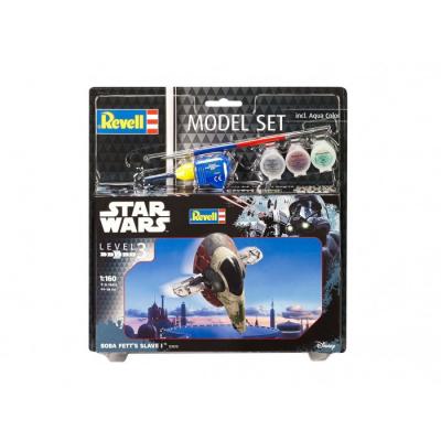 REVELL MODEL SET Maquette Star Wars Boba Fett's Slave I Revell 63610 Model Set 21 pi&egrave;ces 