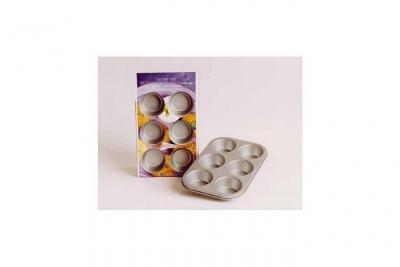 PATISSE  plaque a muffins 6 cavites a/adhes.