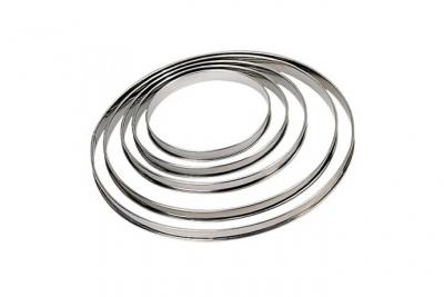 DE BUYER  -3091.30N -cercle a tarte inox ht 2cmbd roule &oslash;30