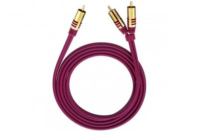 OEHLBACH KABEL Oehlbach NF - C&acirc;ble de subwoofer - RCA m&acirc;le pour RCA m&acirc;le - 3 m - rouge