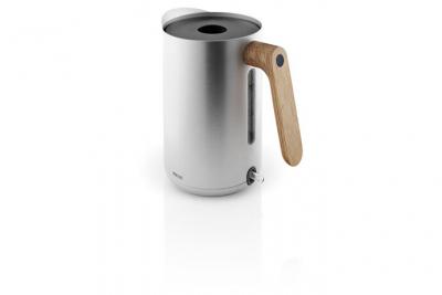 EVA SOLO  - Nordic Kitchen Bouilloire 1,5 l, acier inoxydable / ch&ecirc;ne