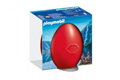 Playmobil &OElig;uf de P&acirc;ques 9209 &OElig;uf Vikings avec stand d'armurerie