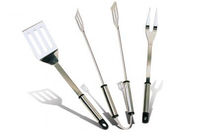 LANDMANN  0204 Couverts &agrave; Grillades Barbecue 3 Pi&egrave;ces