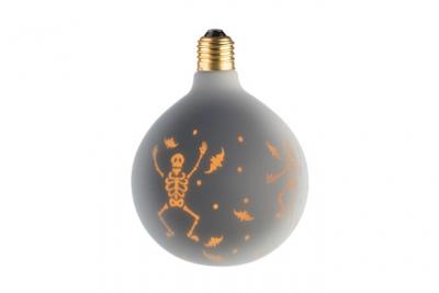 ECOLICHT Ampoule lampe d&eacute;co halloween g125 e27 - multicolore