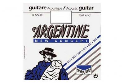 ARGENTINE  1216MF - Corde de Mi grave au d&eacute;tail &agrave; boule Guitare Manouche - tirant 46
