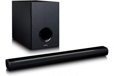 LENCO Barre de Son Bluetooth sans Fil avec Caisson de basses sans fil 70W noir