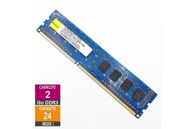 ELIXIR Barrette M&eacute;moire 2Go RAM DDR3  M2F2G64CB88G4N-DI DIMM PC3-12800U 1Rx8 