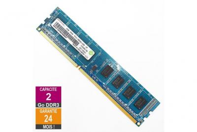 RAMAXEL Barrette M&eacute;moire 2Go RAM DDR3  RMR1810EC58E8F DIMM PC3-10600U 1Rx8 