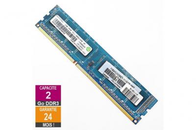 RAMAXEL Barrette M&eacute;moire 2Go RAM DDR3  RMR1810KD58E8F DIMM PC3-10600U 1Rx8 