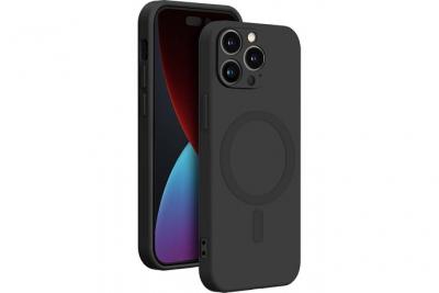 BIGBEN CONNECTED Coque Iphone 14 Pro Max Compatible Magsafe Silicone Noire Bigben