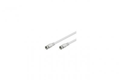 BKF 250 Wentronic c&acirc;ble Satellite (F-Bouchon pour connecteur F) Blanc 2,5 m (Import Allemagne)