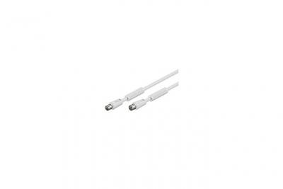  Goobay 50725 C&acirc;ble de Connexion Antennes (80 dB), Ferrite, Double Blindage, 5m Longueur