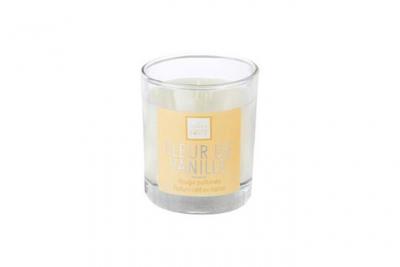 Bougie Parfum&eacute;e Fleur de Vanille Pot en verre 190 G
