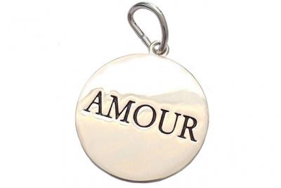 MANI Breloque  le chat porte bonheur taille s - amour