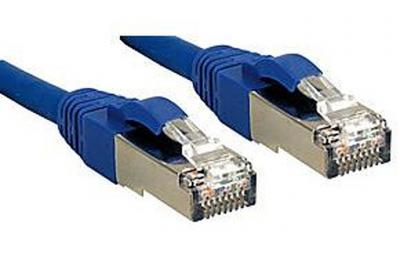 Lindy 45645 C&acirc;ble patch cat.6 S/FTP PIMF Premium sans Halog&egrave;ne Bleu 5 m