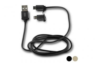 ATLANTIS INTERNACIONAL C&acirc;ble usb vers micro usb et lightning