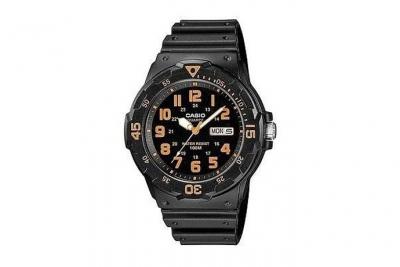 CASIO  - MRW-200H-4B - Casual - Montre Homme - Quartz Analogique - Cadran Noir - Bracelet R&eacute;sine Noir