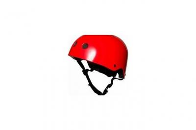 KIDDIMOTO Casque v&eacute;lo et trottinette metallic red small KMH038S