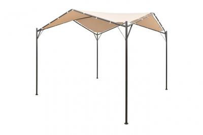 VIDAXL  - Chapiteau tente 4 x 4 m Beige Acier Beige