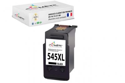 COMETE CONSOMMABLE COMETE - 545XL - 1 Cartouche d'encre Compatibles avec Canon PG-545 XL - Marque fran&ccedil;aise