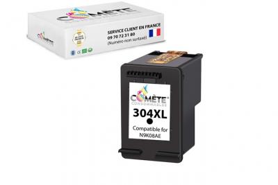 COMETE CONSOMMABLE  304 XL 1 Cartouche d'encre compatible avec HP 304 XL 304XL Noir
