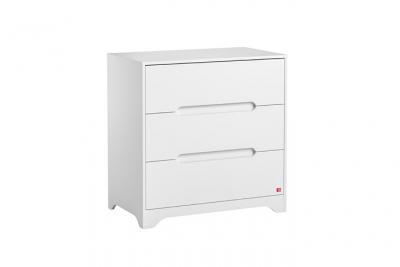 Vox Commode 3 tiroirs Ova - Blanc